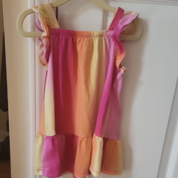 The Children's Place Vibrant Pink and Yellow Dress 18-24 Months - Picture 7 of 17